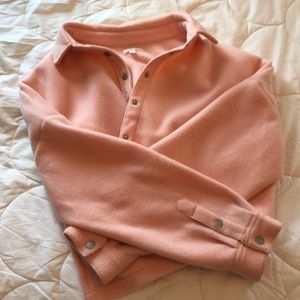 Pink Fleece Shacket